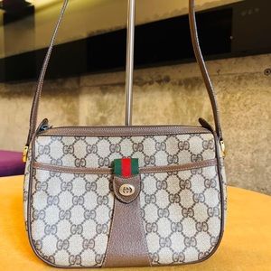 Gucci Ophidia Vintage Zipped Top Adjustable Crossbody